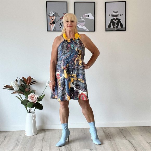 Yasmeen Powder Blue Ankle Boot, NWT, Size 8 - Picture 5 of 7